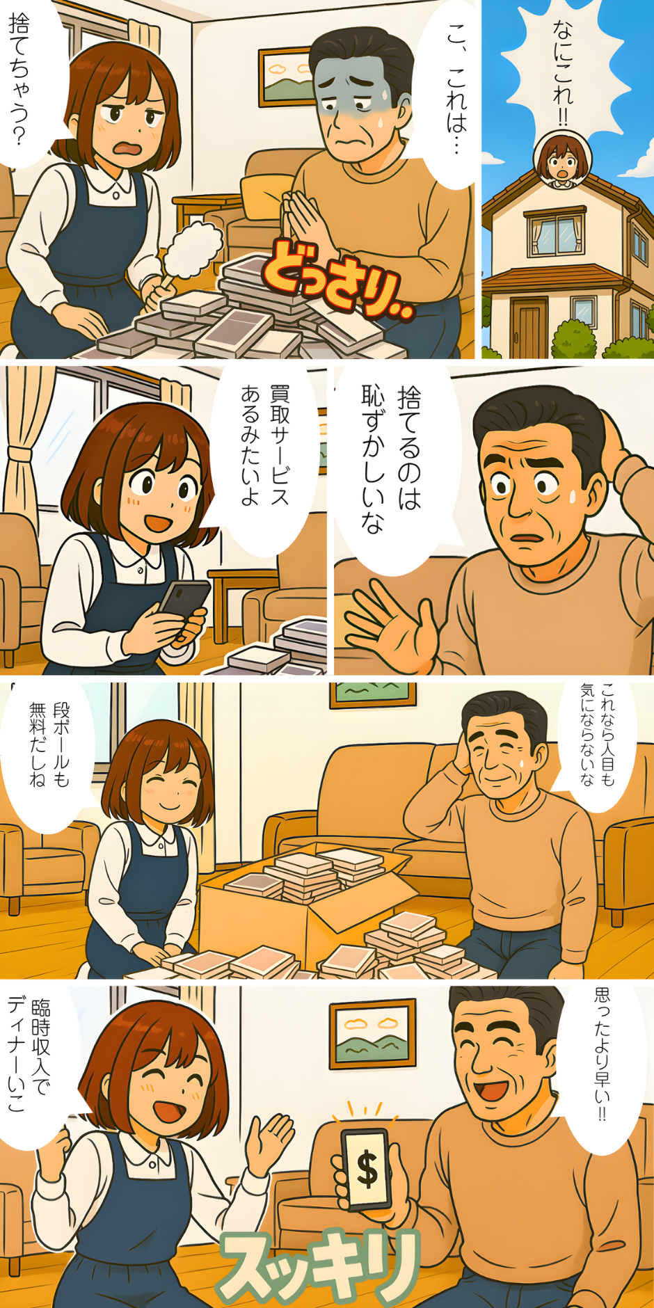 DVD買取利根さん漫画