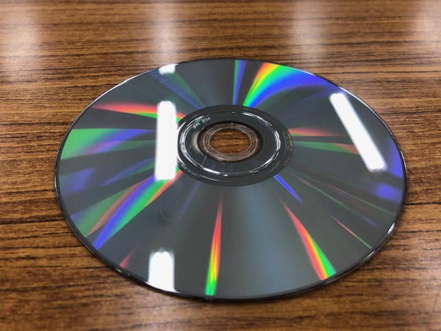 研磨後のDVD画像