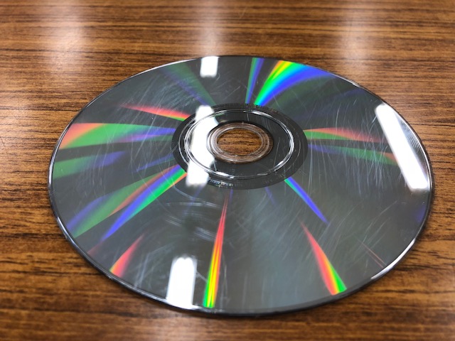 浅い傷が全体についた傷