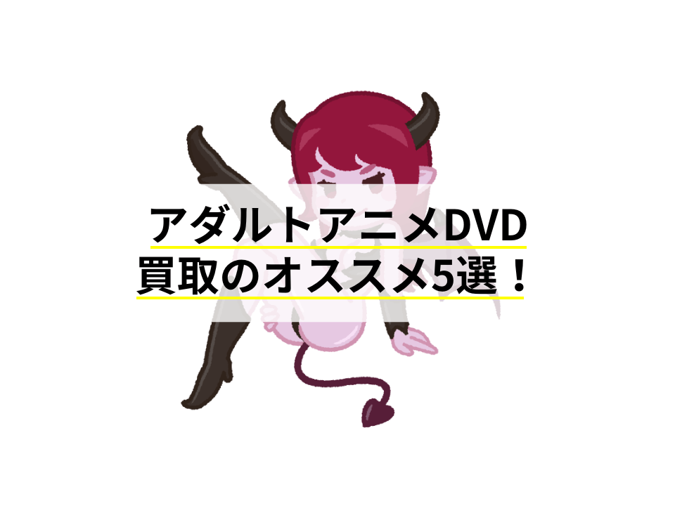 アダルトアニメDVD買取の買取オススメ5選！！